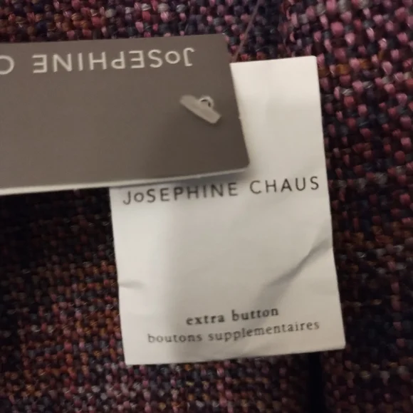 Josephine Chaus NWT Purple Tweed Jacket - Picture 3 of 8